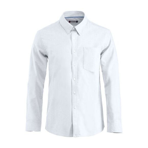 Clique Mens Oxford Formal Shirt / White